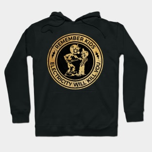 Vintage Remember Black Retro Hoodie